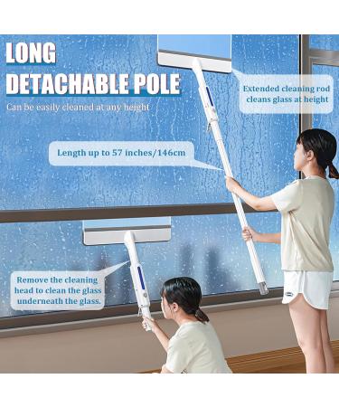 Window Squeegee Cleaner 3 in 1Window Cleaning Toolssqueegee Squeegee Window Cleaner with SprayerMulti-Functional Extended 57 Window Scraper - Easily Clean High Windows(3 Wipes) - Buy Online on GoSupps.com