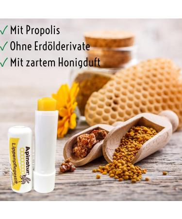 Apinatur Lip Balm with Propolis 4.8g - Natural Moisturizing & Healing for Lips | Buy Internationally - Buy Online on GoSupps.com