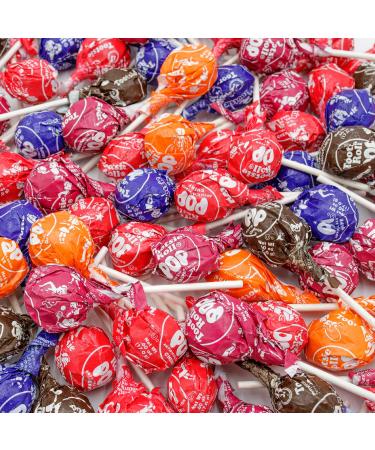 TOOTSIE ROLL POPS Lollipops 2 lb Bulk Bag 5 Assorted Flavors Gluten Free Chewy Center & Hard Candy Coating Individually Wrapped Suckers (48 Pieces) 2 pounds