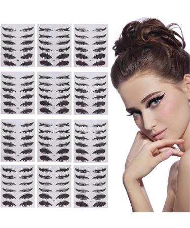 Eye Stencils for Makeup | Eye Makeup Applicator Stickers | Eyeliner Tool Eyeliner Stickers Eyeshadow Guide Tool Paper Eyeliner Stencils Stickers for Eyes 12pcs - Buy Online on GoSupps.com