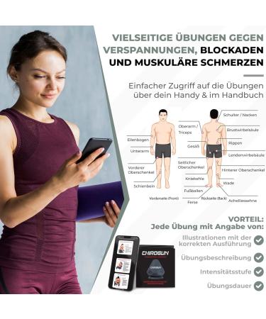 Chirogun Trigger Point Presser | Suction Cup & Bag | Self-Massage for Neck Back & Shoulder Pain Relief | Digital Instructions | Deep Tissue Massage Ball - Nordic Green - Buy Online on GoSupps.com