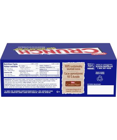 Nestle Crunch Milk Chocolate with Crisp Rice 36 X 44 Gram Net Wt (1584 Gram) 1584 Grams - Buy Online on GoSupps.com