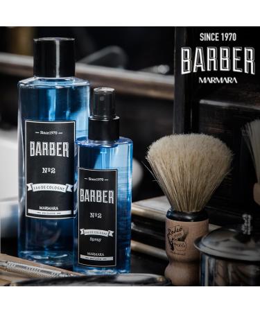Marmara Barber Cologne - Best Choice of Barbers and Traditional Shaving Fans No:2 Series (250ml x 6 Bottles) - Buy Online on GoSupps.com