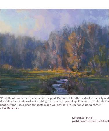 Ampersand Art Supply Pastelbord 8x10 Green | Museum Series, 1/8 Inch Depth - Buy Online on GoSupps.com