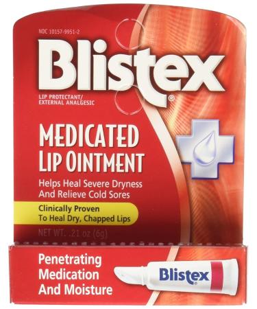 Blistex Medicated Lip Ointment 0.21 oz (Pack of 10)
