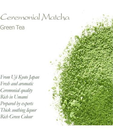 Ceremonial Grade Matcha Green Tea - From A Small Artisan Farm - Japanese Green Tea Powder - From Japan 30g - Buy Online on GoSupps.com