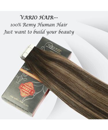 Buy Vario 16 Tape-in Hair Extensions | 20Pcs Seamless Remy Real Hair #1BT6P1B | International Shipping - Buy Online on GoSupps.com
