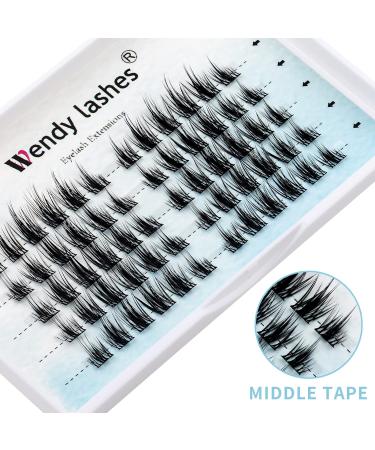 15mm C Curl Cluster Lashes 0.07mm - Soft and Wispy DIY Lash Extensions | Reusable Individual Eyelash Clusters | FD-D33-0.07-C-15 - Buy Online on GoSupps.com