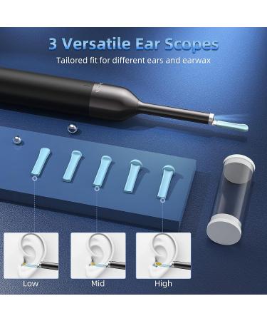 1080P Ear Wax Removal Tool Camera with 6 LED Light & 8 Cleaning Kit - iOS & Android Compatible - Buy Online on GoSupps.com