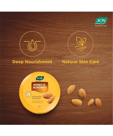 Joy Honey & Almonds Nourishing Skin Cream 200ml - Hydrating Moisturizer for All Skin Types | Buy Internationally - Buy Online on GoSupps.com