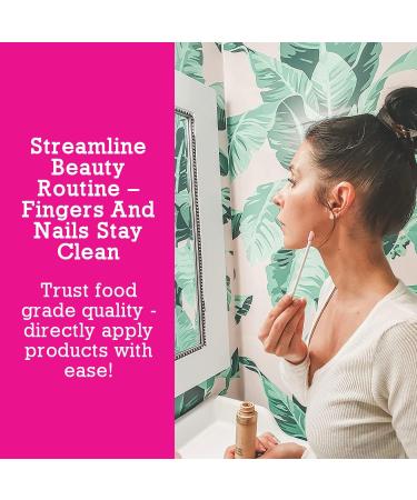 Spatty Daddy Makeup Spatula Set - Pink (6 and 12 Inch) | Shark Tank Mom Made | Ideal for Scaping Beauty Products | Great Gift for Women, Teens, Grandma, Mom | Stocking Stuffers Under $10 | Set of 2 - Buy Online on GoSupps.com