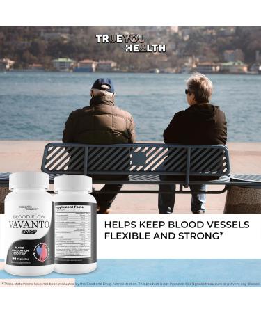 Blood Flow Vavanto Pro - Our Best Blood Circulation Booster - Mens Blood Flow Care - Our Best Blood Flow Support - Blood Flow Capsules - Blood Flow Pills - Max Blood Flow Vavanto Growth Circulation - Buy Online on GoSupps.com