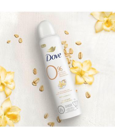 Dove 0% Aluminum Free Whole Body Deodorant Dry Spray for Women with 1/4 Moisturizers for Soft Comfortable Skin Oat Milk & Vanilla Scent 113g - Buy Online on GoSupps.com