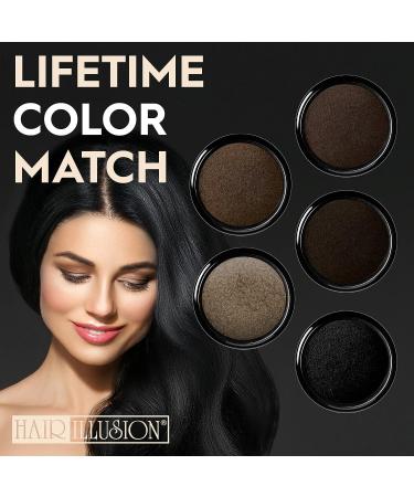 HAIR ILLUSION Black Keratin Hair Fibers - 27.5G Large Bottle for Women & Men - Natural Looking Hair Concealer for Thinning Hair & Bald Spots - Buy Online on GoSupps.com