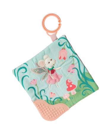 Mary Meyer Fairyland Forest Crinkle Teether Toy with Baby Paper and Squeaker  6 x 6-Inches  Fairy Mouse