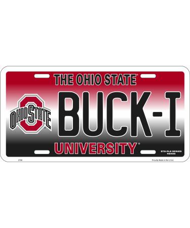Buck I Ohio State Novelty License Plate