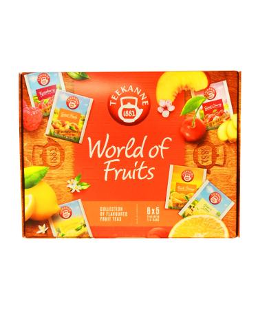 DEKOND TEEKANNE World of Fruits (new edition) - Fruit Selection Box - 6 flavors x 5