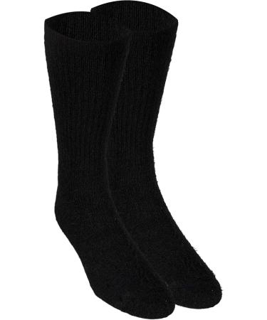 Truform Medical Compression Socks 8-15 mmHg for Men & Women - Crew Length Mid-Calf Black Large (Pack of 2) - International Shipping - Buy Online on GoSupps.com