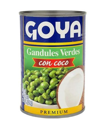 Goya Green Pigeon Peas with Coconut - 15.5 oz Can - Buy Online on GoSupps.com