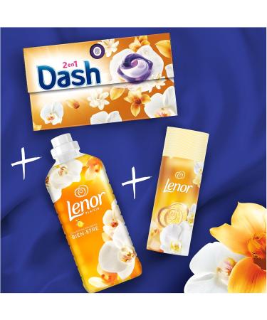 Ariel Dash 2-in-1 Pods Laundry Capsules 50 Washes Amber and Orchid Ultra Cleaner and Long-Lasting Freshness Removes Dirt - Buy Online on GoSupps.com