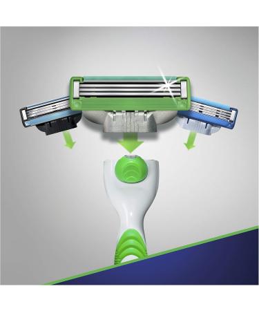 Buy Gillette Mach3 Sensitive Razor Set - 1 Razor & 2 Blades | International Shipping Available - Buy Online on GoSupps.com