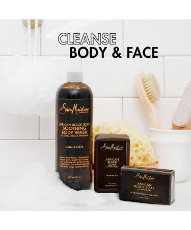 Buy SheaMoisture Soothing Body Wash for Acne Treatment | Paraben Free African Black Soap 13 Fl Oz - International Shipping Available - Buy Online on GoSupps.com