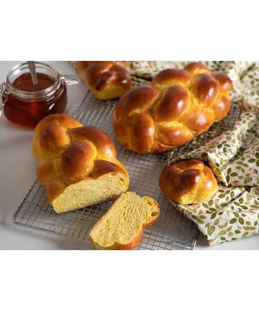Stern's Bakery Kosher Challah Bread-15oz | Traditional Braided Challah | Fresh & Delicious | Perfect for Shabbat & Holidays | 2-Day Shipping | 2 Challah Breads Per Pack - Buy Online on GoSupps.com