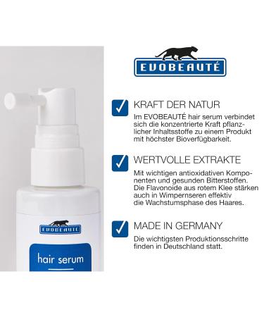 Evobeaut Hair Serum - Anti-Aging Formula 50ml | Strengthens Hair & Promotes Growth | Combat Hereditary Hair Loss - Buy Online on GoSupps.com