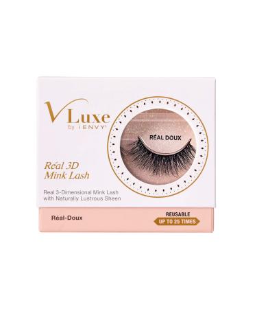 Kiss Store Vluxe By I Envy Real 3D Mink Lash Eyelash Real Doux Vler03 0.96 ounces