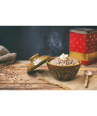 Buckwheat Kasha 1lb | Non-GMO Verified Grechka Whole Groats | Kosher & Bulk | Rich in Fiber, Copper, Manganese, Magnesium | Sirtfood - 1lb Pack - Buy Online on GoSupps.com