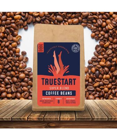TrueStart Ground Coffee Beans Pick N Mix - Choose From 6 Flavours | Energising-Colombian-Ground Super-Blend-Ground Bright-Brazilian-Ground Energising-Beans - Pack of 4 X 200g 200 g (Pack of 4) - Buy Online on GoSupps.com