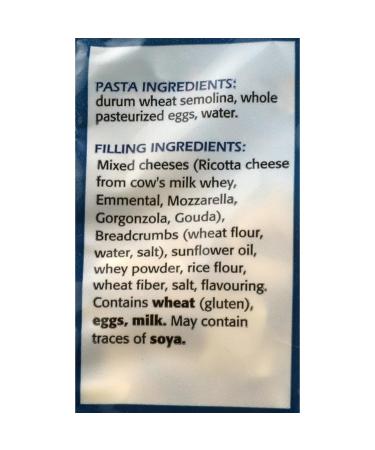 Corabella Four Cheese Tortellini Pasta - Classic 8 oz (Pack of 12) - Buy Online on GoSupps.com