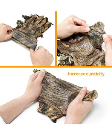 GUGULUZA 3D Camouflage Hunting Gloves - Premium Camouflage Gloves for Outdoor Adventures - International Shipping Available - Buy Online on GoSupps.com