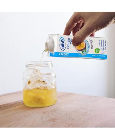 All in Light Protein Water Maracuja 14x250ml - Low Carb Fat-Free Drink for Post Workout & Weight Loss - Buy Online on GoSupps.com