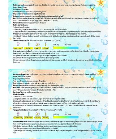 Medasa Water Test Kit for Coliform & E. coli Bacteria - 2x Drinking & Well Water Testing Set - Buy Online on GoSupps.com
