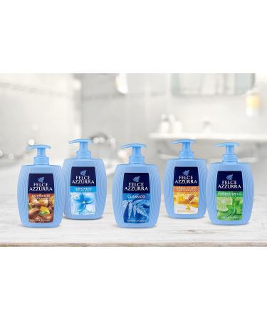 Felce Azzurra Liquid Soap White Musk - Fresh Citrus Fragrance - 2 Pack (300 ml each) - International Shipping Available - Buy Online on GoSupps.com