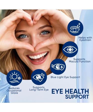 15 in 1 Advanced Eye Formula Neurobella Eye Vitamin and Mineral Supplement for Adults & Seniors with Lutein Astaxanthin Vitamin C/E Bilberry Promotes Eye Health Reduces Dryness 60 Capsules - Buy Online on GoSupps.com