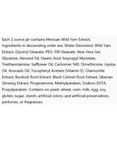 Yamcon Wild Yam Progesterone Cream - Natural Menopause Relief - Buy Online on GoSupps.com