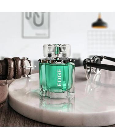 Swiss Arabian EDGE Men Eau de Parfum 100mL | Clean Citrusy and Shower Fresh | Lemon Lavender Mint Cinnamon Cardamom Cedarwood Patchouli Sandalwood | by Oud Perfume Artisan Cologne Spray - Buy Online on GoSupps.com