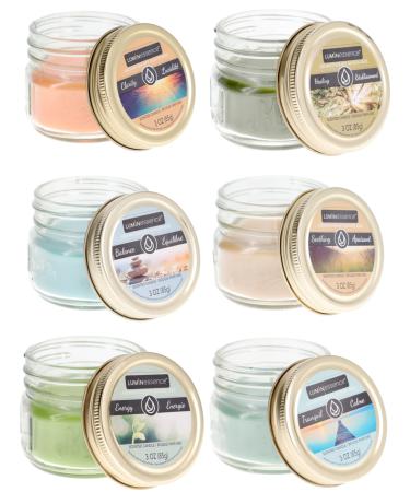 Luminessence Scented Soy Candles Aromatherapy and Natural Scents 6-ct Sets (Aromatherapy)