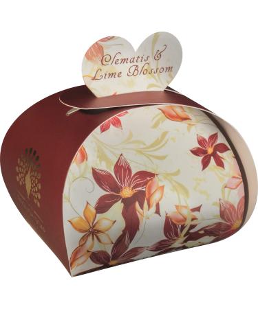 The English Soap Company Luxury Guest Soaps for Women Clematis & Lime Blossom 2.0 Ounce