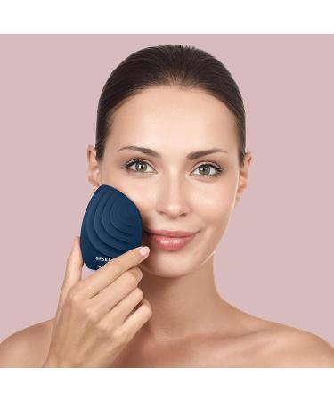 Geske SmartAppGuided Sonic Facial Brush 5 in 1 | Electric Silicone Cleaning & Massage Device | Professional Facial Care - Midnight - Buy Online on GoSupps.com