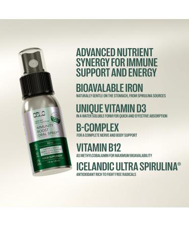 Orlo Immunity Boost Multivitamin for Adults with VIT B12 & B Vitamin Complex Vegan Vitamin D3 & Icelandic Ultra Spirulina Fast-Absorbing Immune & Energy Support Mint Flavour 60 Servings - Buy Online on GoSupps.com