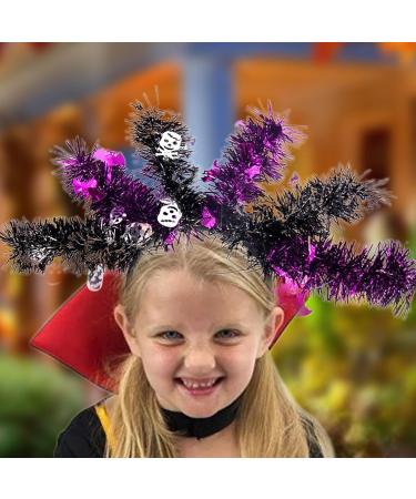 Halloween Headbands Halloween Costume Headbands Colorful Wool Strips - Favors Halloween Accessories for Adults Cosplay Dress Up Skeleton Bat - Buy Online on GoSupps.com