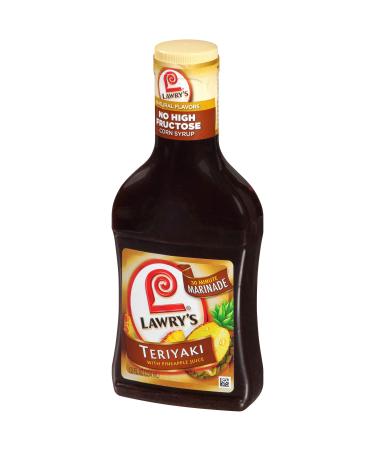 Lawrys 30 Minute Marinade Teriyaki With Pineapple Juice 12 OZ (Pack of 18)