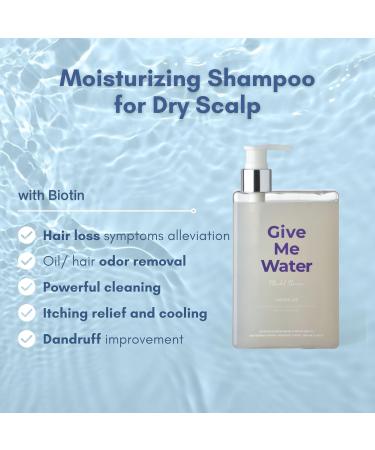 GiveMeWater Shampoo | Professional Hair Loss Solution for Moisturizing & Soothing Dry Scalp - 12.17 fl oz | Buy Internationally - Buy Online on GoSupps.com