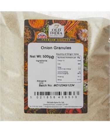 Old India Onion Granules 500g - Premium Quality Seasoning (Pack of 1) - Buy Online on GoSupps.com