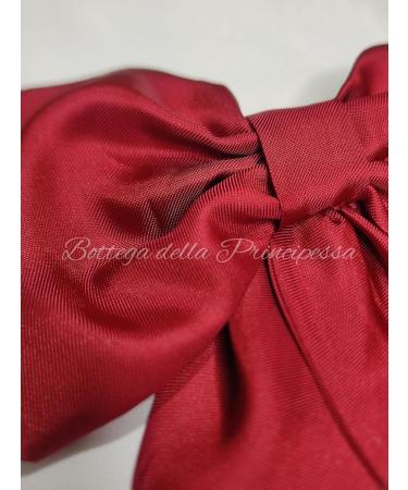 Bow for Hair Coquette-Handmade in Italy-Hair Clip for Women and Girls with Bow-French Closure - Buy Online on GoSupps.com
