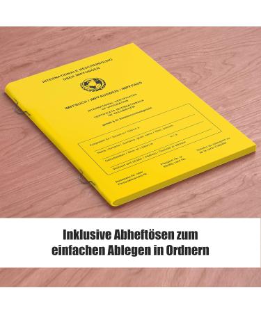2024 International Vaccination Certificate | Yellow Vaccination Book/Card for Global Travel - Buy Online on GoSupps.com