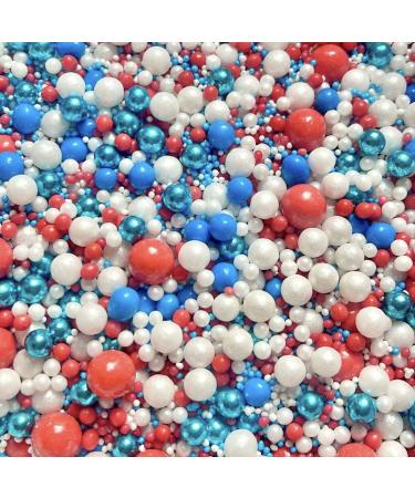 Fathers day red white blue sprinkles blend chocolate balls dad cupcake cookies cake toppers pearls 100s and 1000s sports football team colours British royal men male boys NATIONAL TREASURE